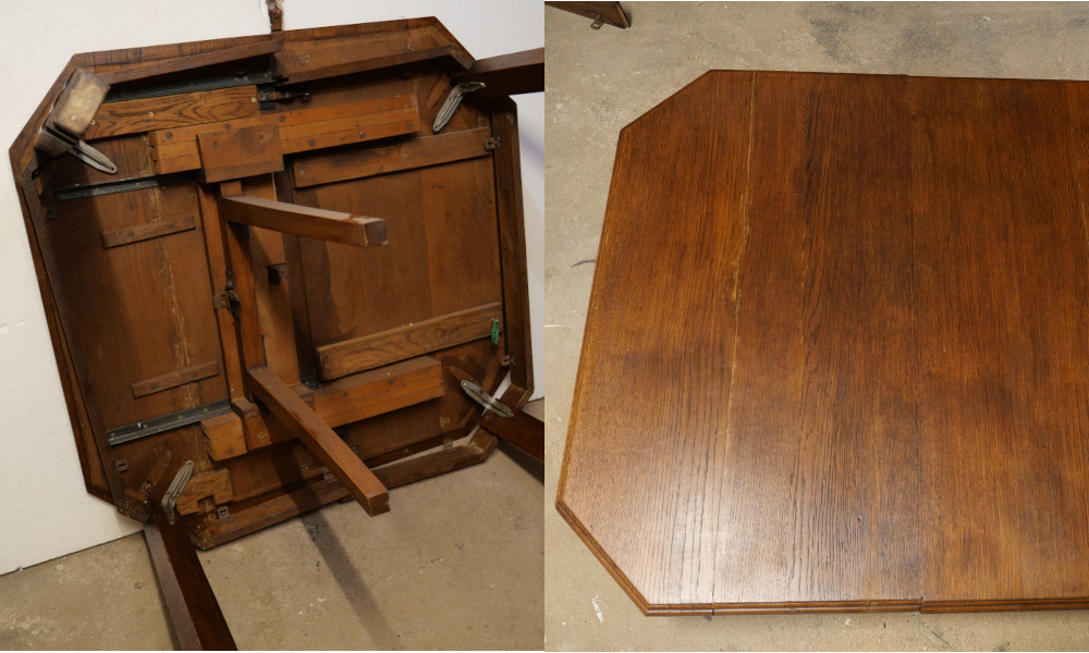 Table de l'arrière gand-mère à recycler dans une nouvelle